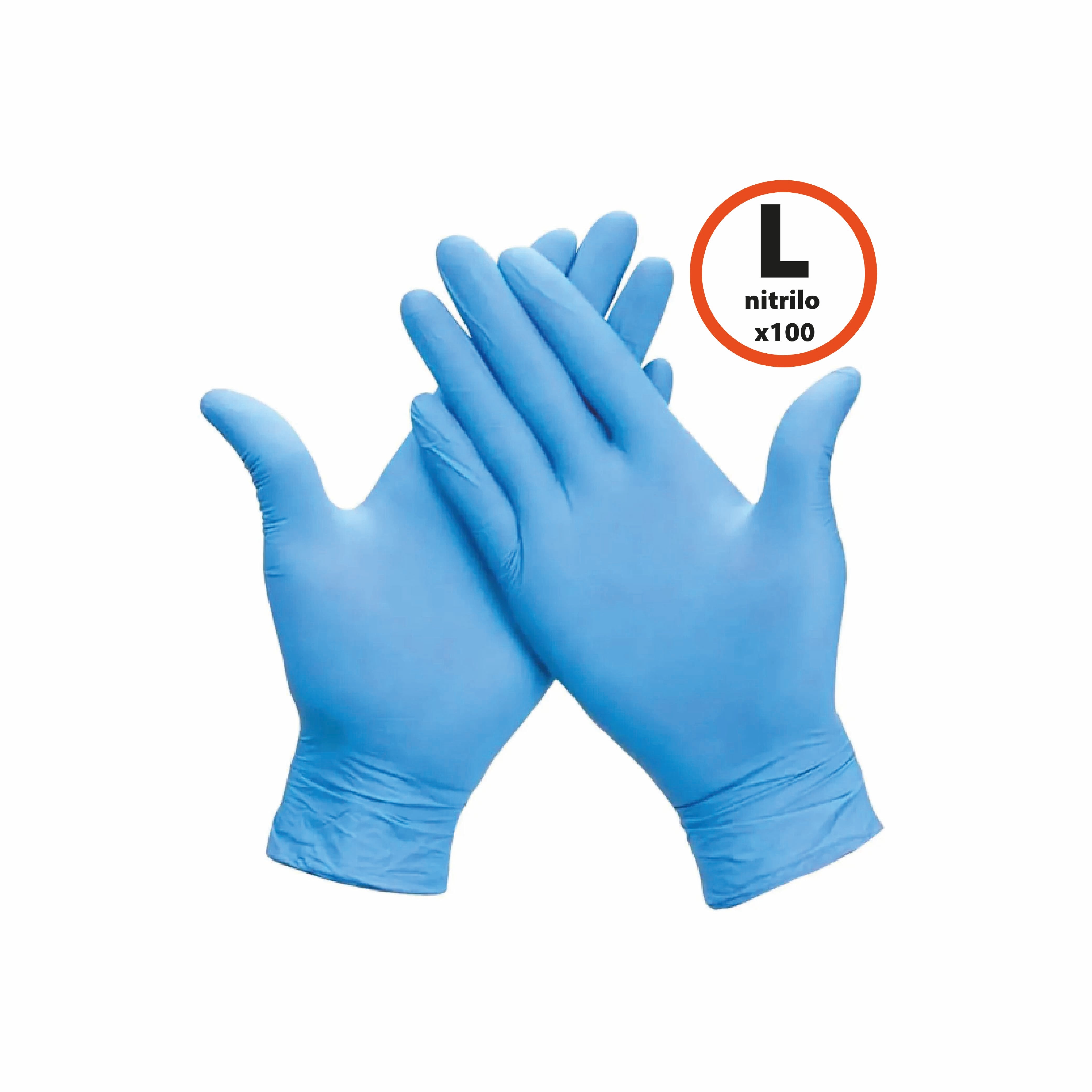 Guante Nitrilo Azul 100 Un | 10 Display