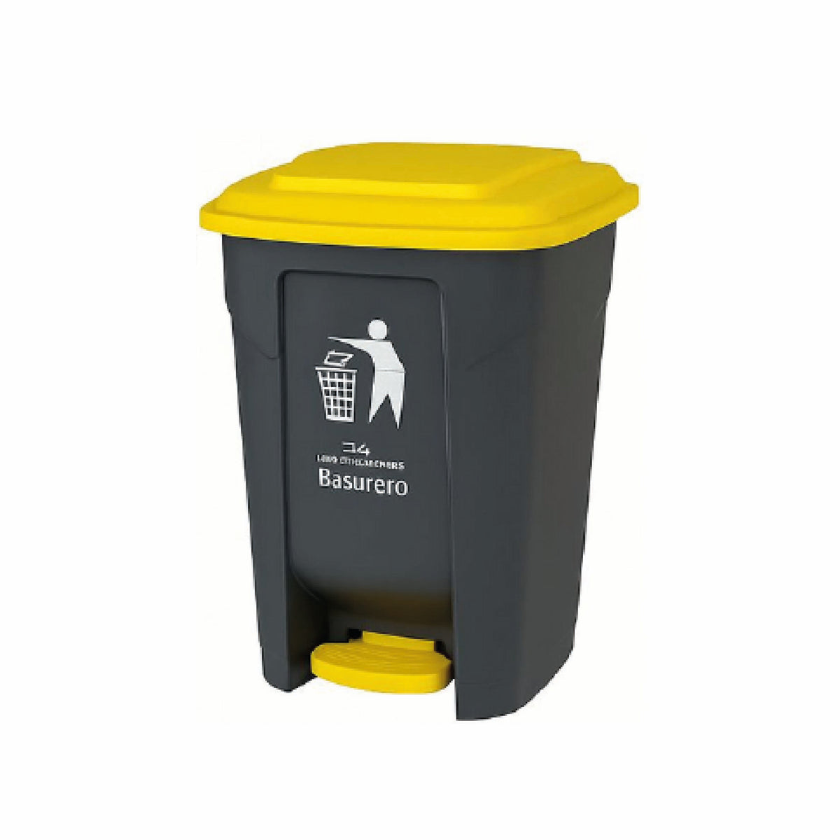 Basurero Tapa Pedal 50 L