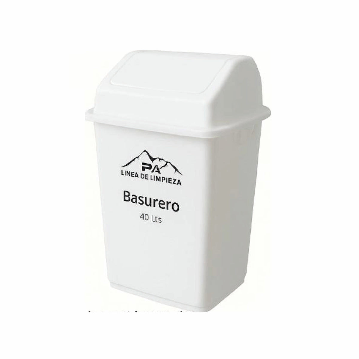 Basurero Tapa Vaiven 40 L