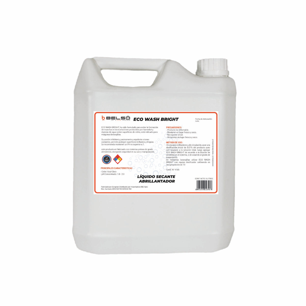 Abrillantador Para Lava VajillaECO 5 L | 4 Unidades