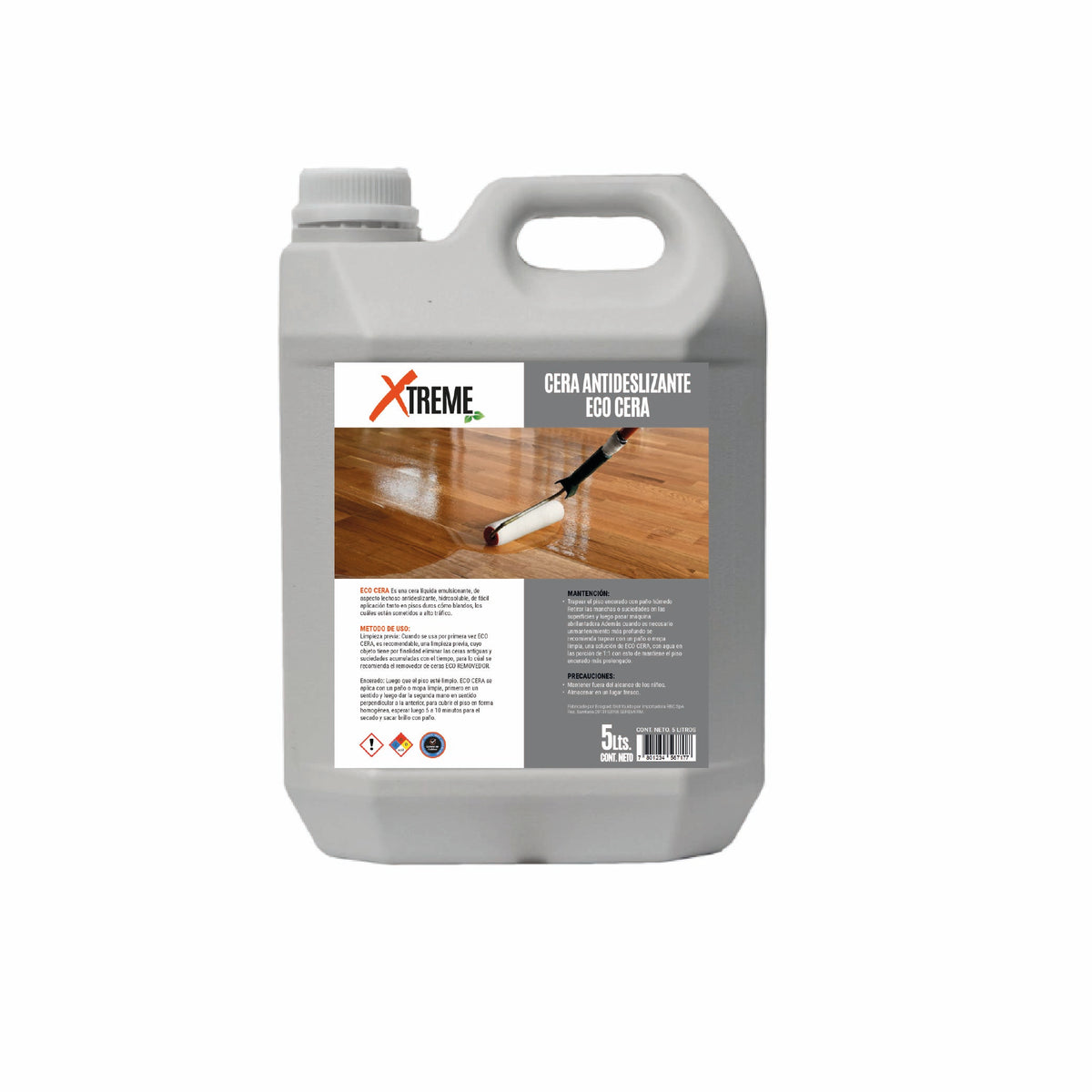 Cera Antideslizante Varios Colores ECO 5 L | 4 Unidades