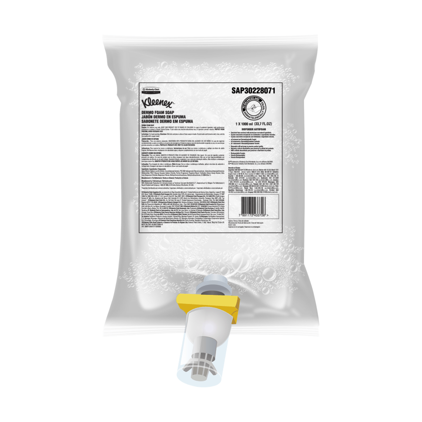 Jabon Espuma Automatico Kleenex Dermo