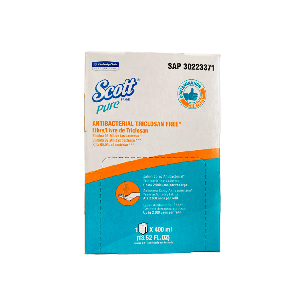 Jabón Spray Antibacterial Scott Pure