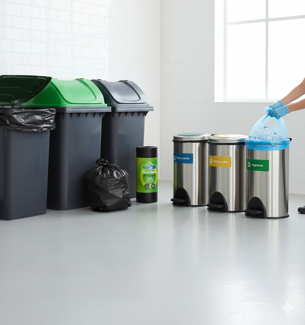 Bolsas, Basureros y Contenedores