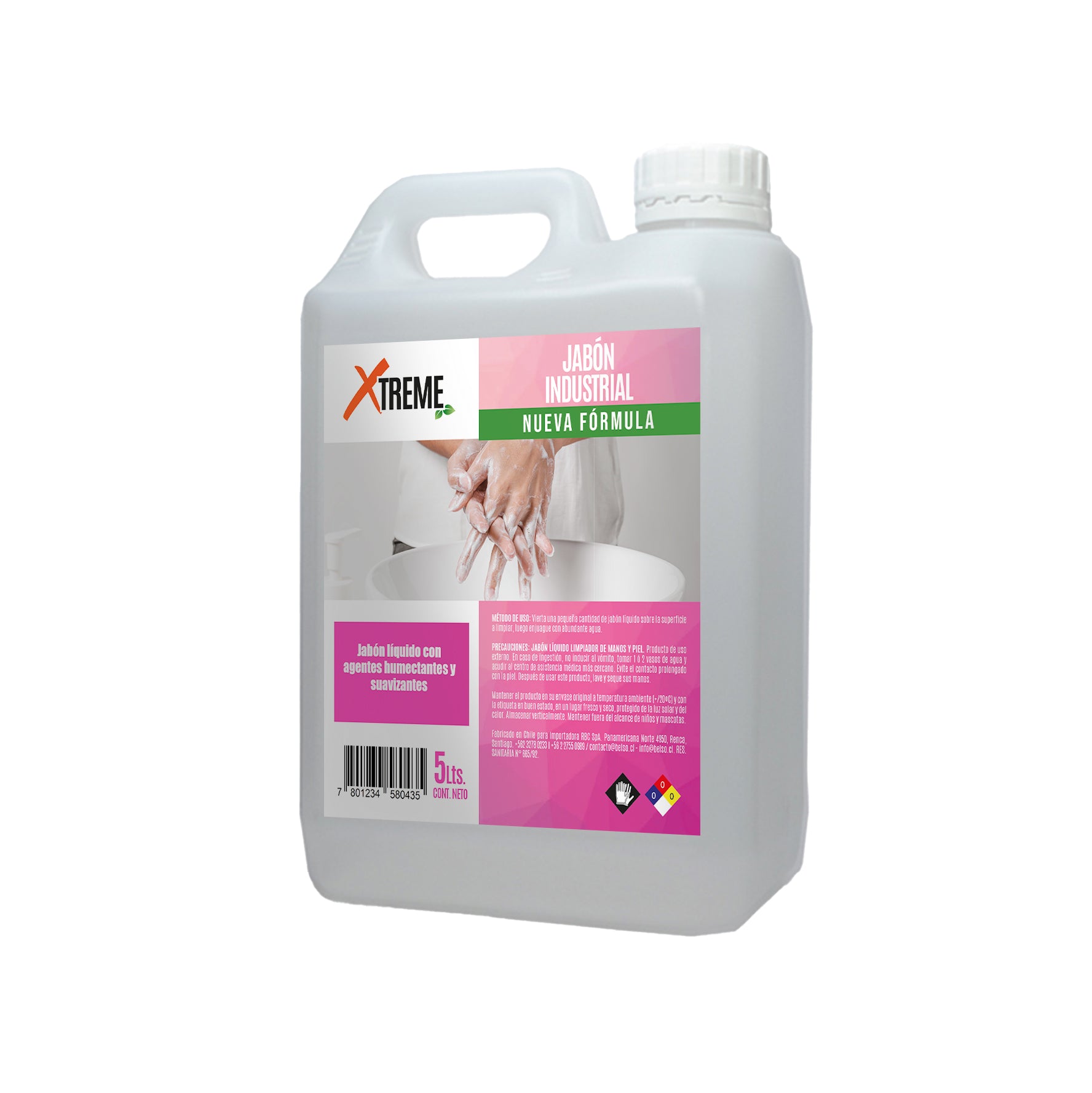Jabon Industrial XTREME 5 L | 4 Unidades
