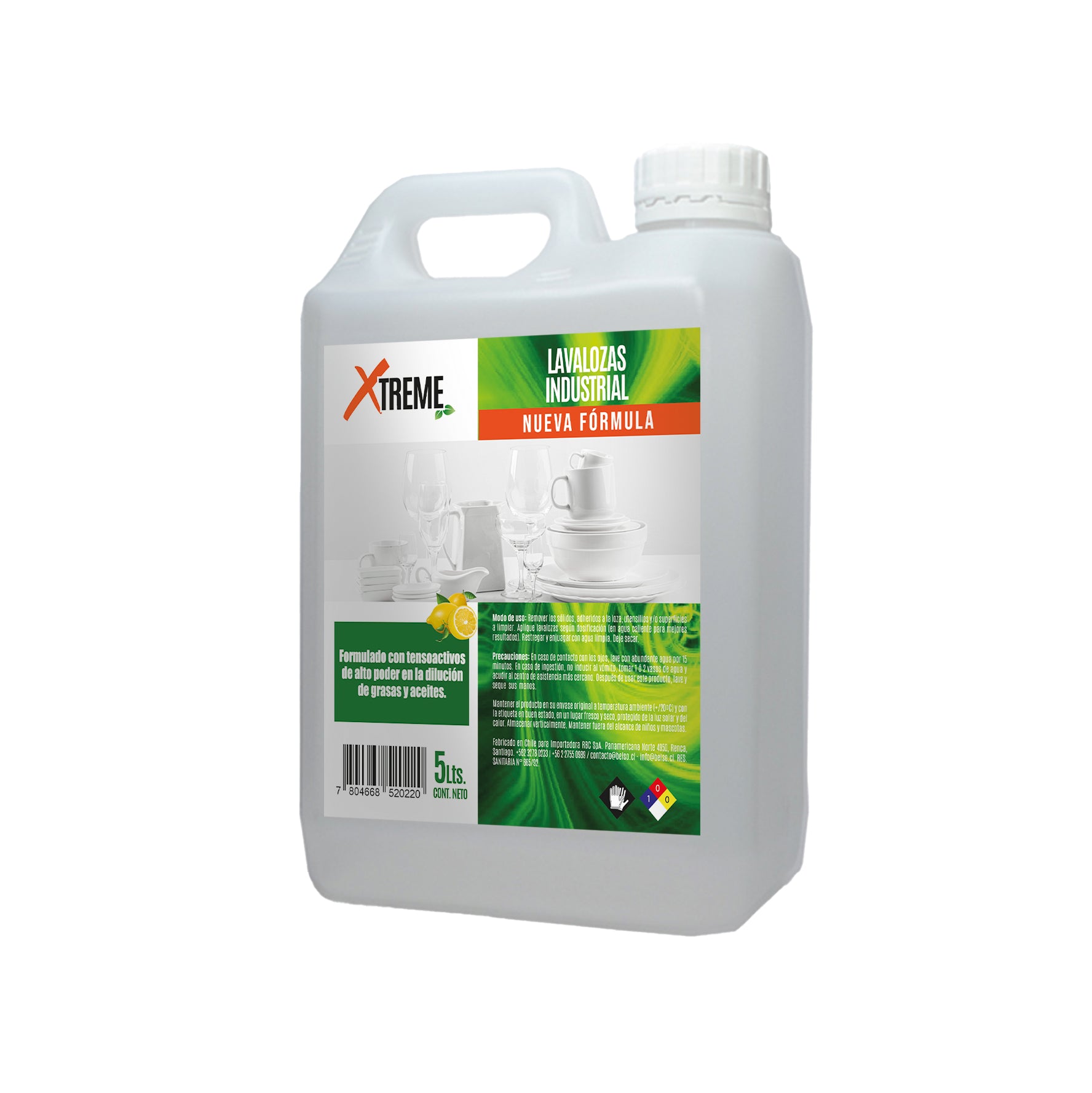 Lavaloza XTREME 5 L | 4 Unidades