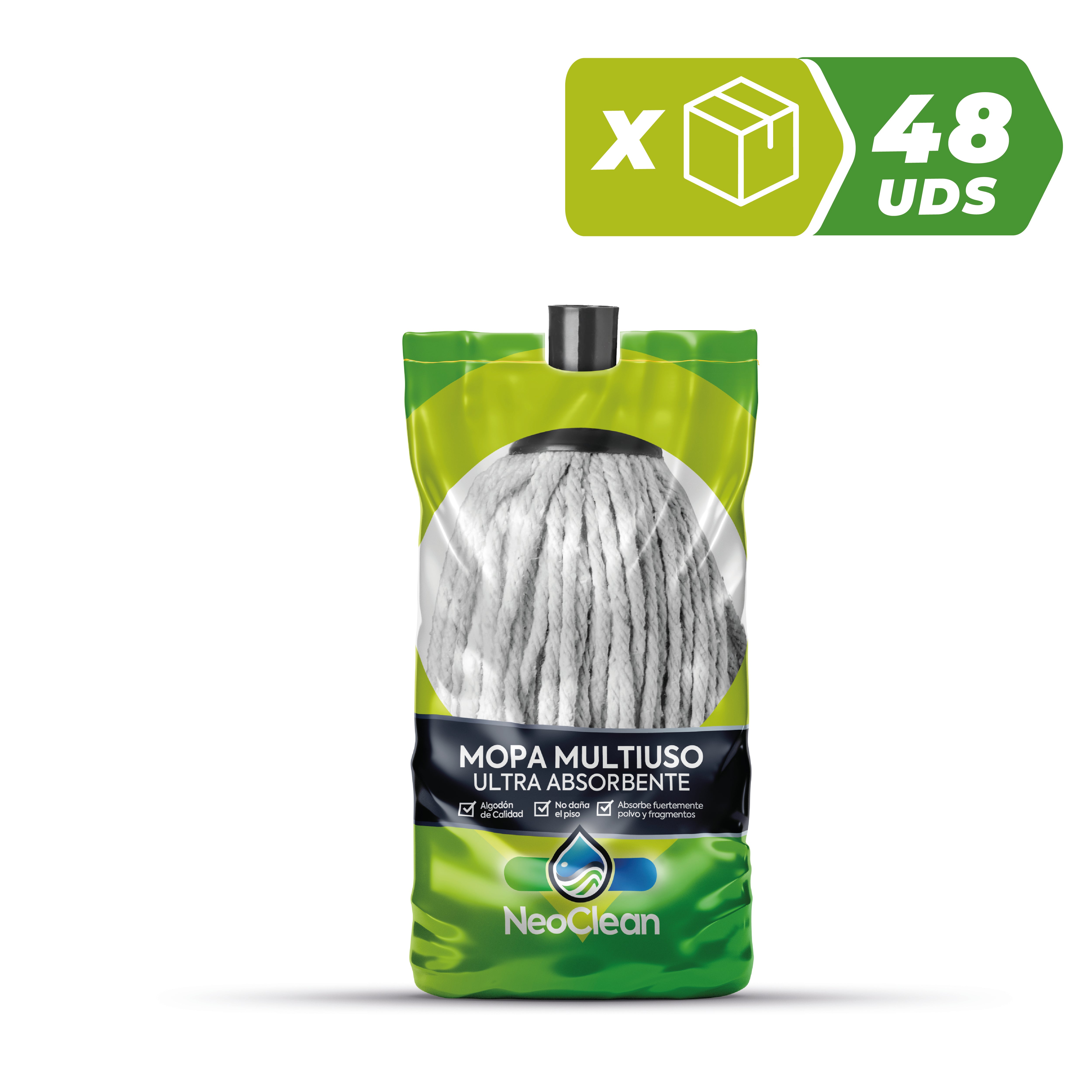 Mopa Algodón 280G NEOCLEAN x 48 Un